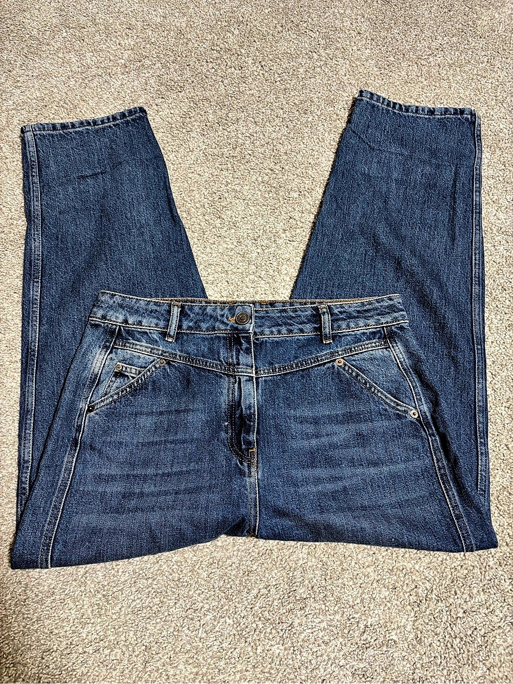 Whistles Straight Leg Jeans in Blue